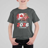 Proud Canada Soccer Beaver T Shirt For Kid Road To 2026