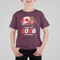 Proud Canada Soccer Beaver T Shirt For Kid Road To 2026