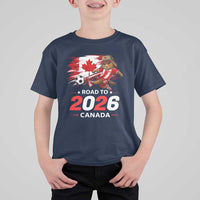 Proud Canada Soccer Beaver T Shirt For Kid Road To 2026