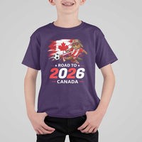 Proud Canada Soccer Beaver T Shirt For Kid Road To 2026