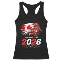 Proud Canada Soccer Beaver Racerback Tank Top Road To 2026