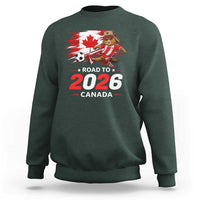 Proud Canada Soccer Beaver Sweatshirt Road To 2026