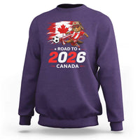Proud Canada Soccer Beaver Sweatshirt Road To 2026