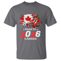 Proud Canada Soccer Beaver T Shirt Road To 2026