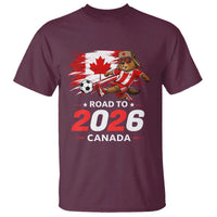 Proud Canada Soccer Beaver T Shirt Road To 2026