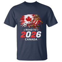 Proud Canada Soccer Beaver T Shirt Road To 2026