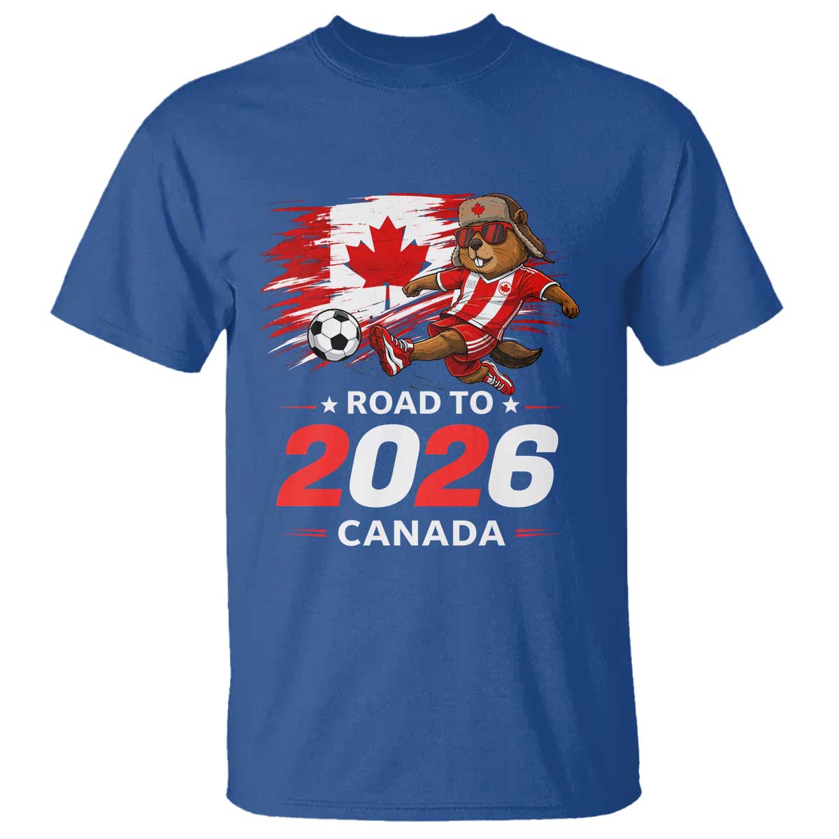 Proud Canada Soccer Beaver T Shirt Road To 2026