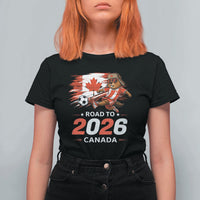 Proud Canada Soccer Beaver T Shirt For Women Road To 2026