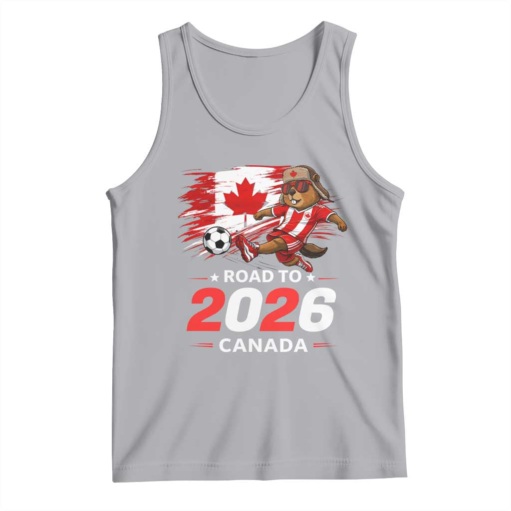 Proud Canada Soccer Beaver Tank Top Road To 2026