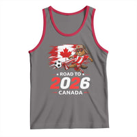 Proud Canada Soccer Beaver Tank Top Road To 2026