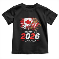 Proud Canada Soccer Beaver Toddler T Shirt Road To 2026