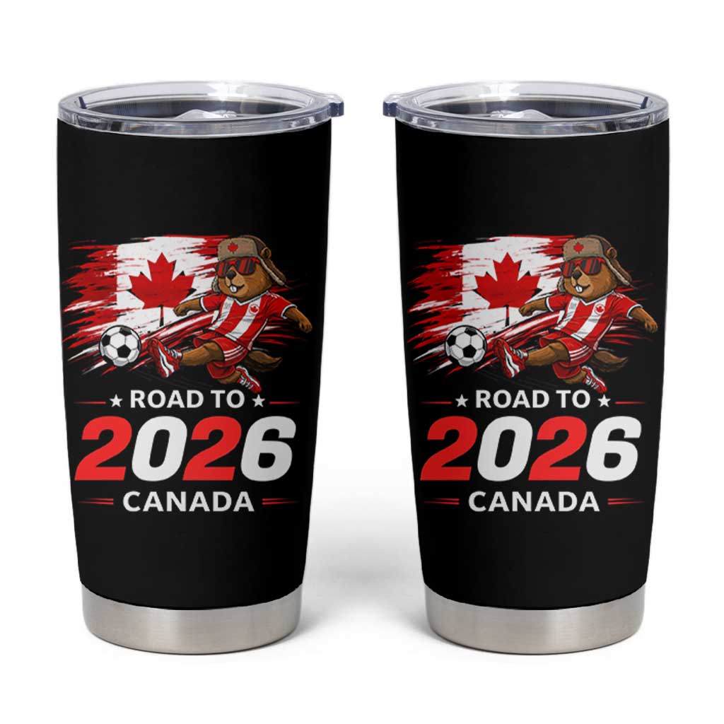 Proud Canada Soccer Beaver Tumbler Cup Road To 2026