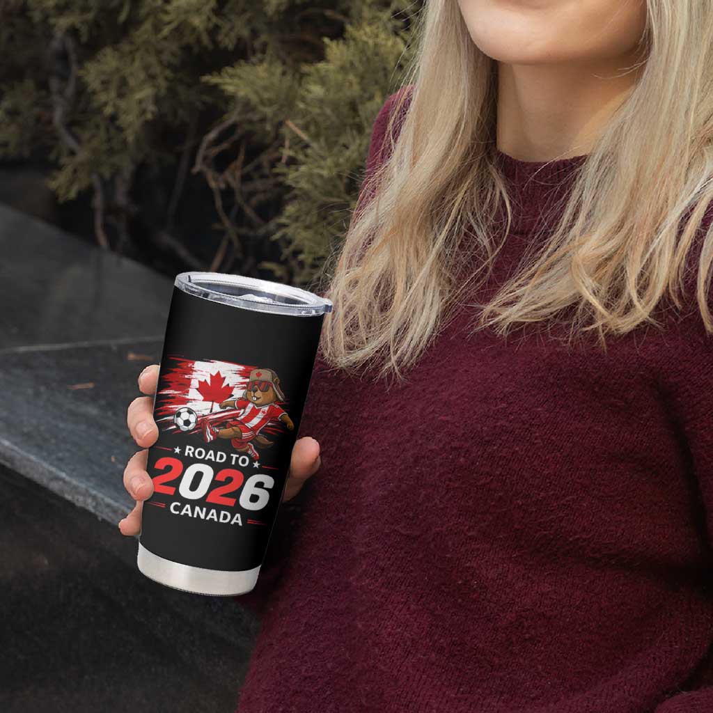 Proud Canada Soccer Beaver Tumbler Cup Road To 2026