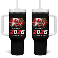 Proud Canada Soccer Beaver Tumbler With Handle Road To 2026