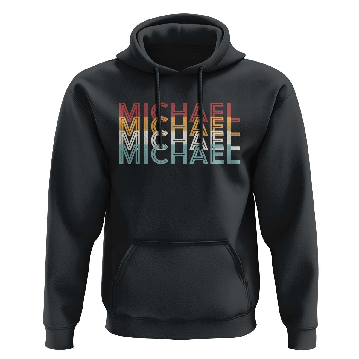 Michael Birthday Gift Hoodie Vintage Retro Michael Name Typography
