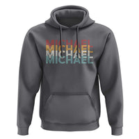 Michael Birthday Gift Hoodie Vintage Retro Michael Name Typography
