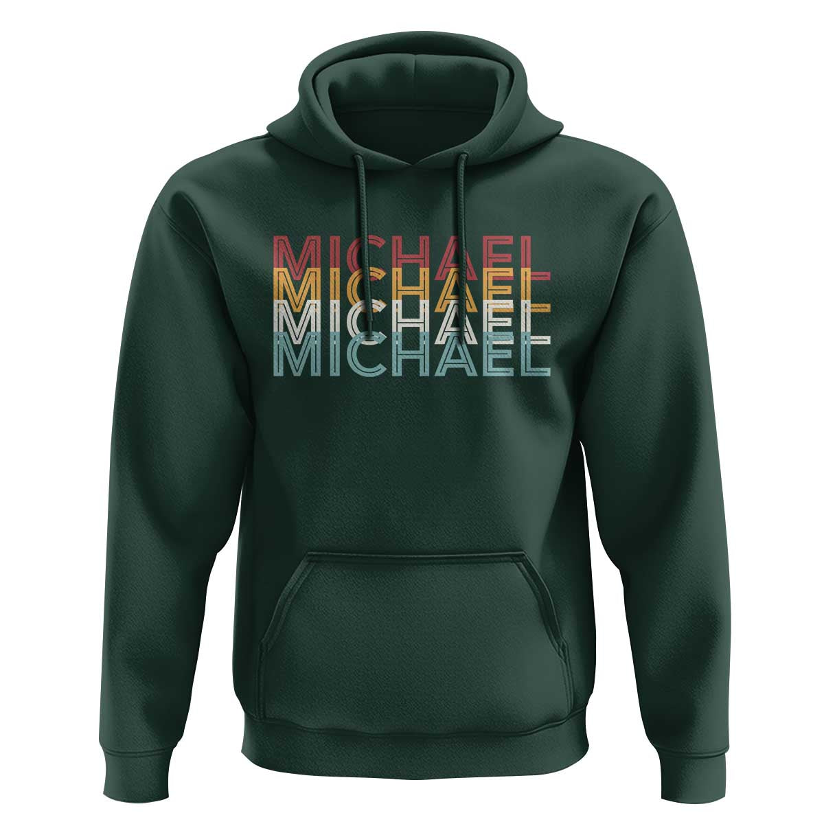 Michael Birthday Gift Hoodie Vintage Retro Michael Name Typography