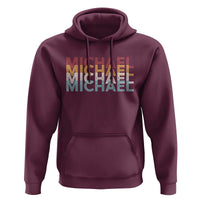 Michael Birthday Gift Hoodie Vintage Retro Michael Name Typography