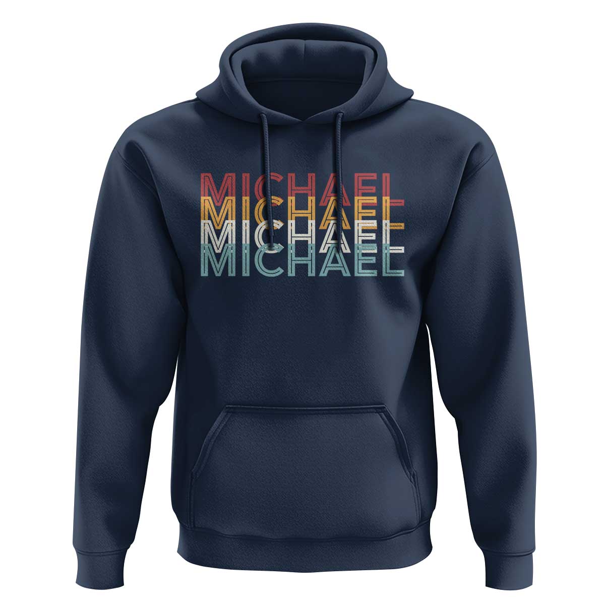 Michael Birthday Gift Hoodie Vintage Retro Michael Name Typography