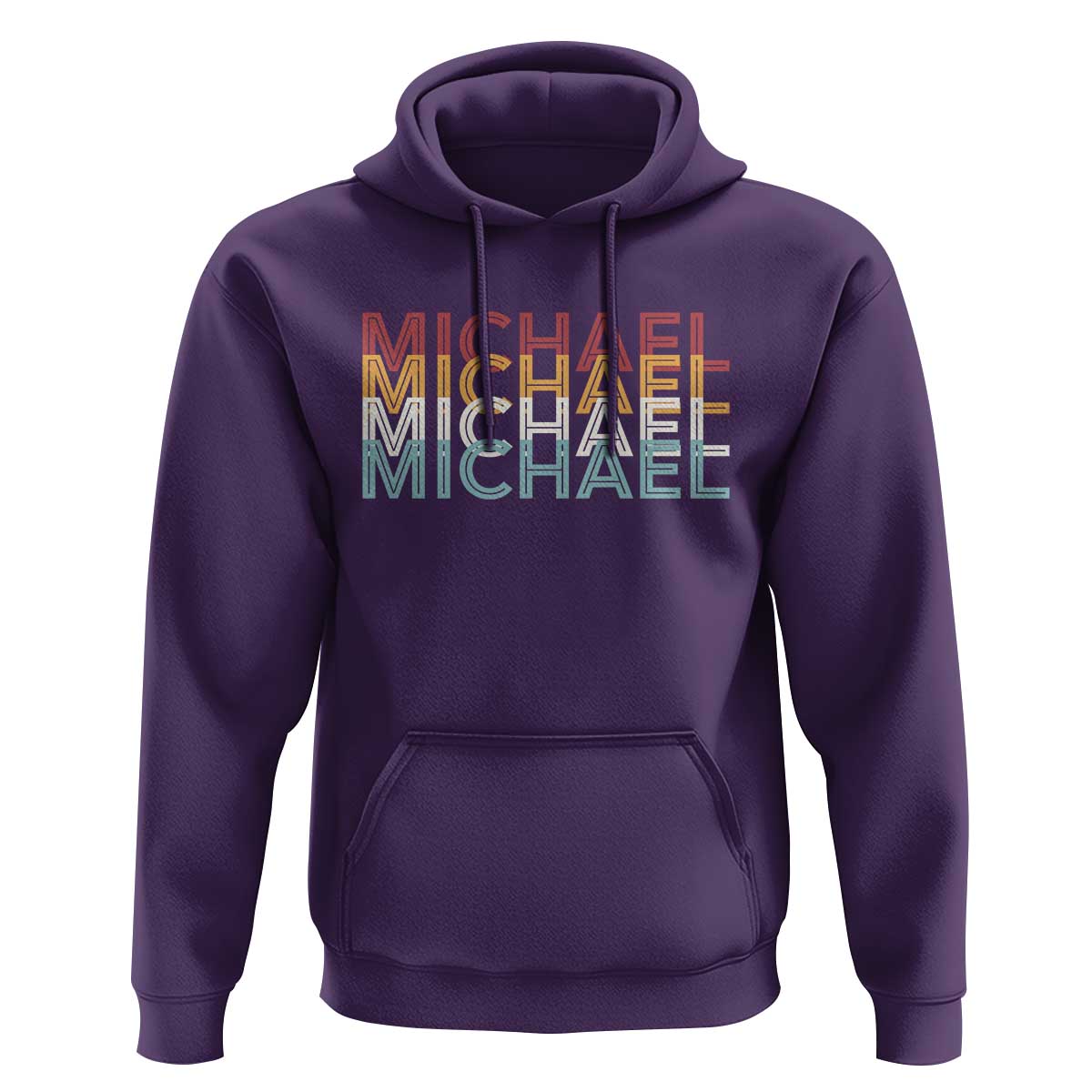 Michael Birthday Gift Hoodie Vintage Retro Michael Name Typography