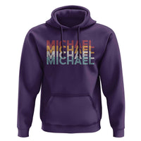 Michael Birthday Gift Hoodie Vintage Retro Michael Name Typography