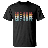 Michael Birthday Gift T Shirt Vintage Retro Michael Name Typography