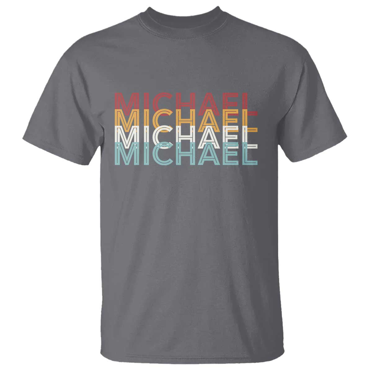 Michael Birthday Gift T Shirt Vintage Retro Michael Name Typography