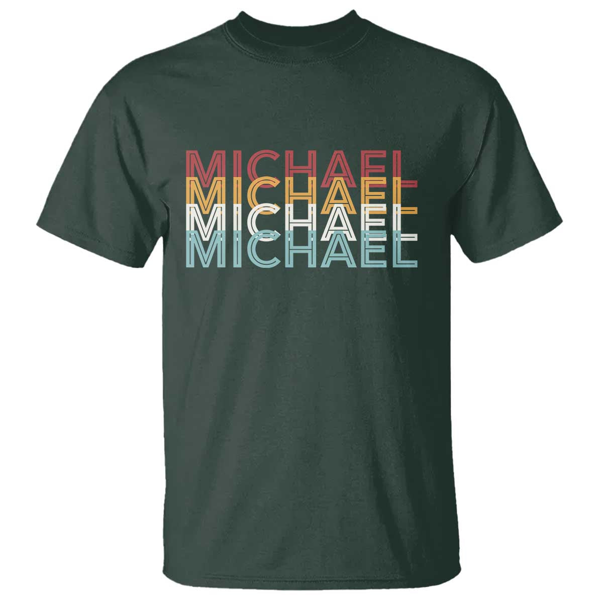 Michael Birthday Gift T Shirt Vintage Retro Michael Name Typography