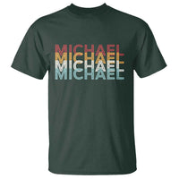 Michael Birthday Gift T Shirt Vintage Retro Michael Name Typography