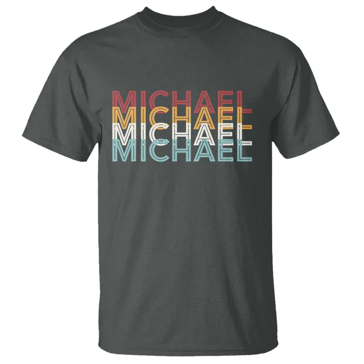 Michael Birthday Gift T Shirt Vintage Retro Michael Name Typography