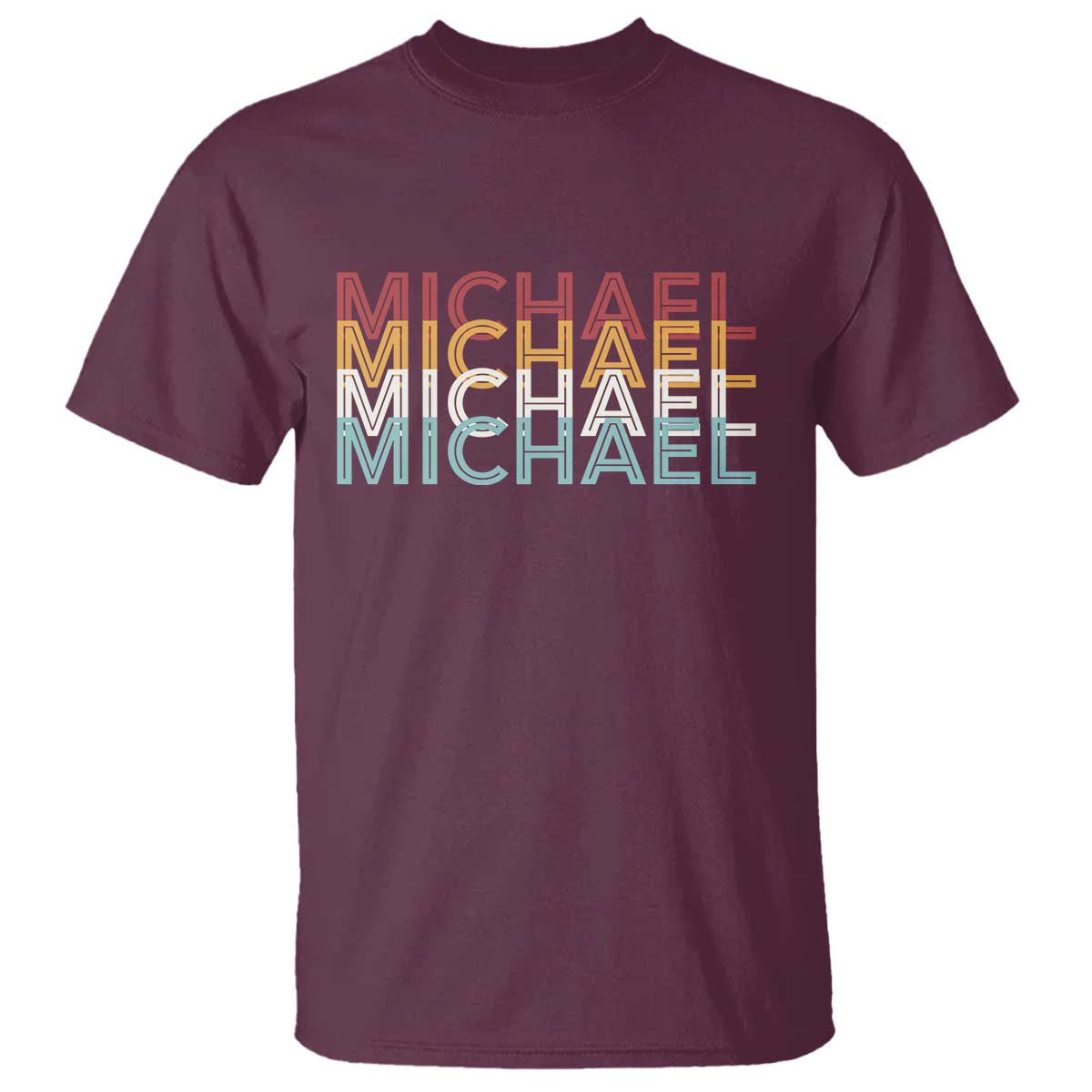 Michael Birthday Gift T Shirt Vintage Retro Michael Name Typography