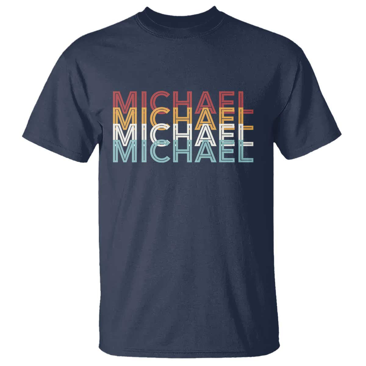 Michael Birthday Gift T Shirt Vintage Retro Michael Name Typography
