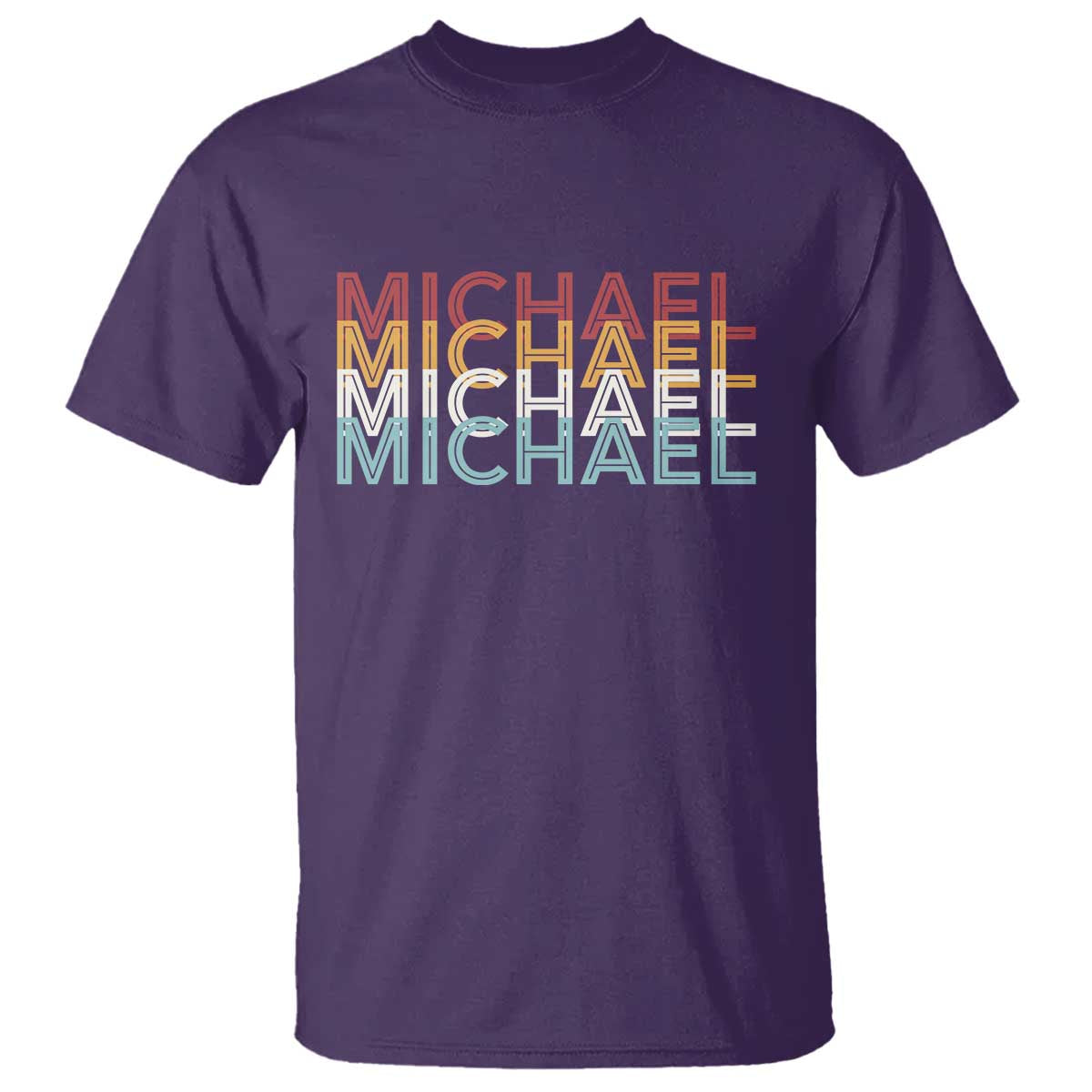 Michael Birthday Gift T Shirt Vintage Retro Michael Name Typography