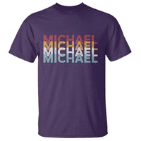 Michael Birthday Gift T Shirt Vintage Retro Michael Name Typography
