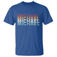 Michael Birthday Gift T Shirt Vintage Retro Michael Name Typography