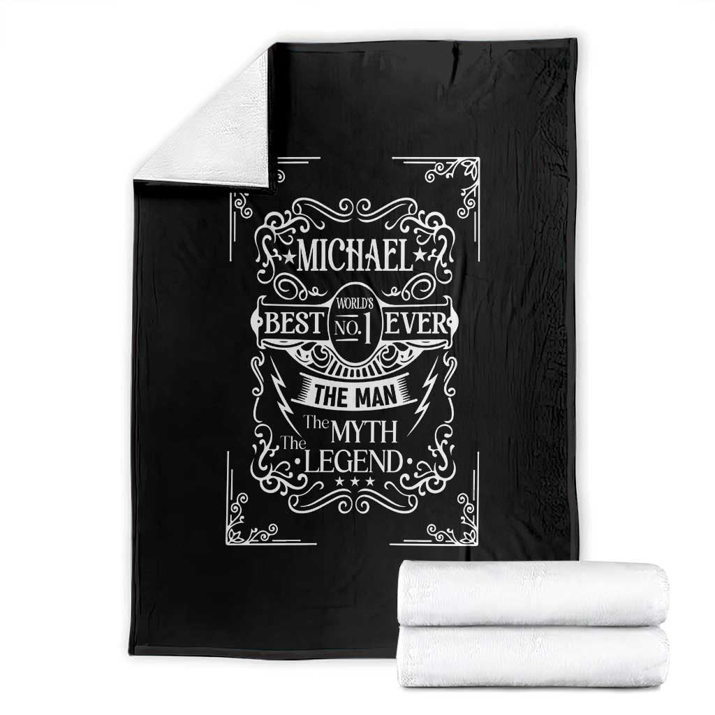 Michael The Man The Myth The Legend Throw Blanket Vintage Gift For Michael Name