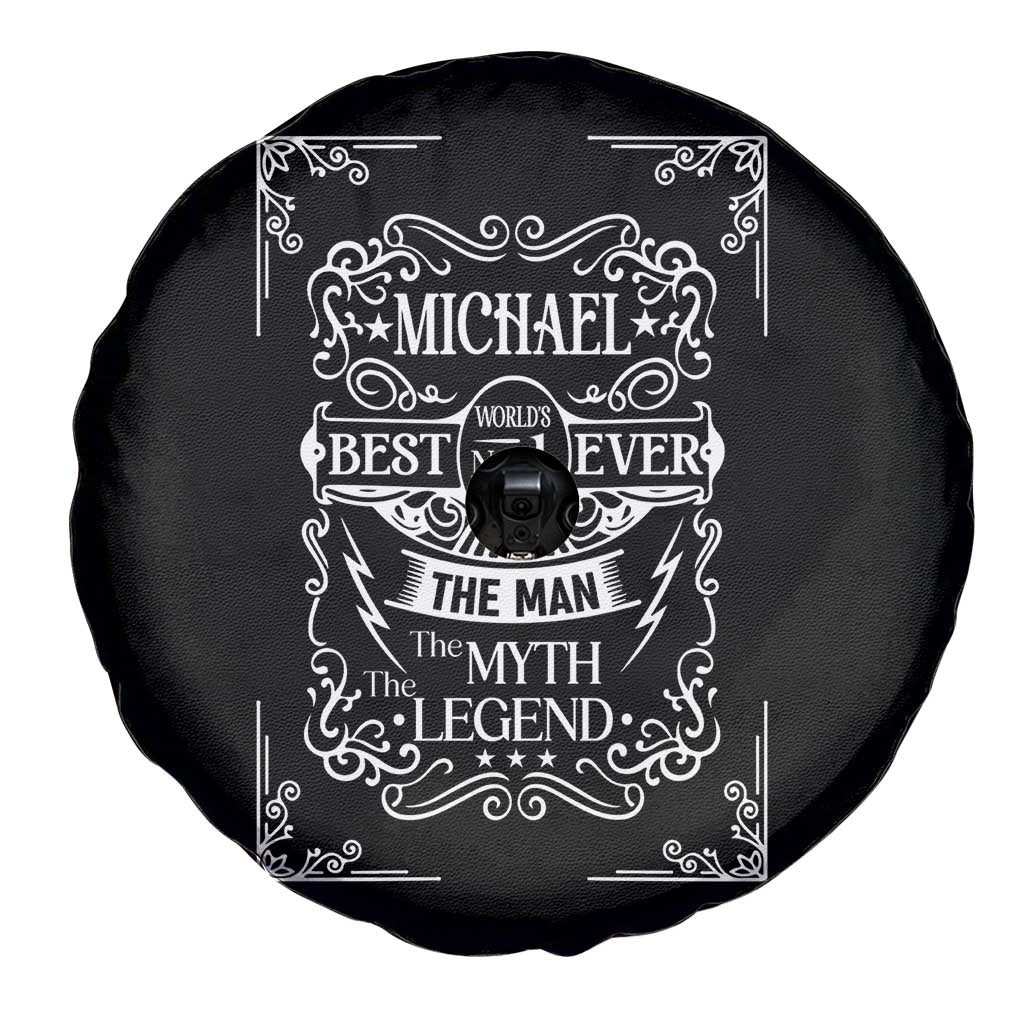 Michael The Man The Myth The Legend Spare Tire Cover Vintage Gift For Michael Name