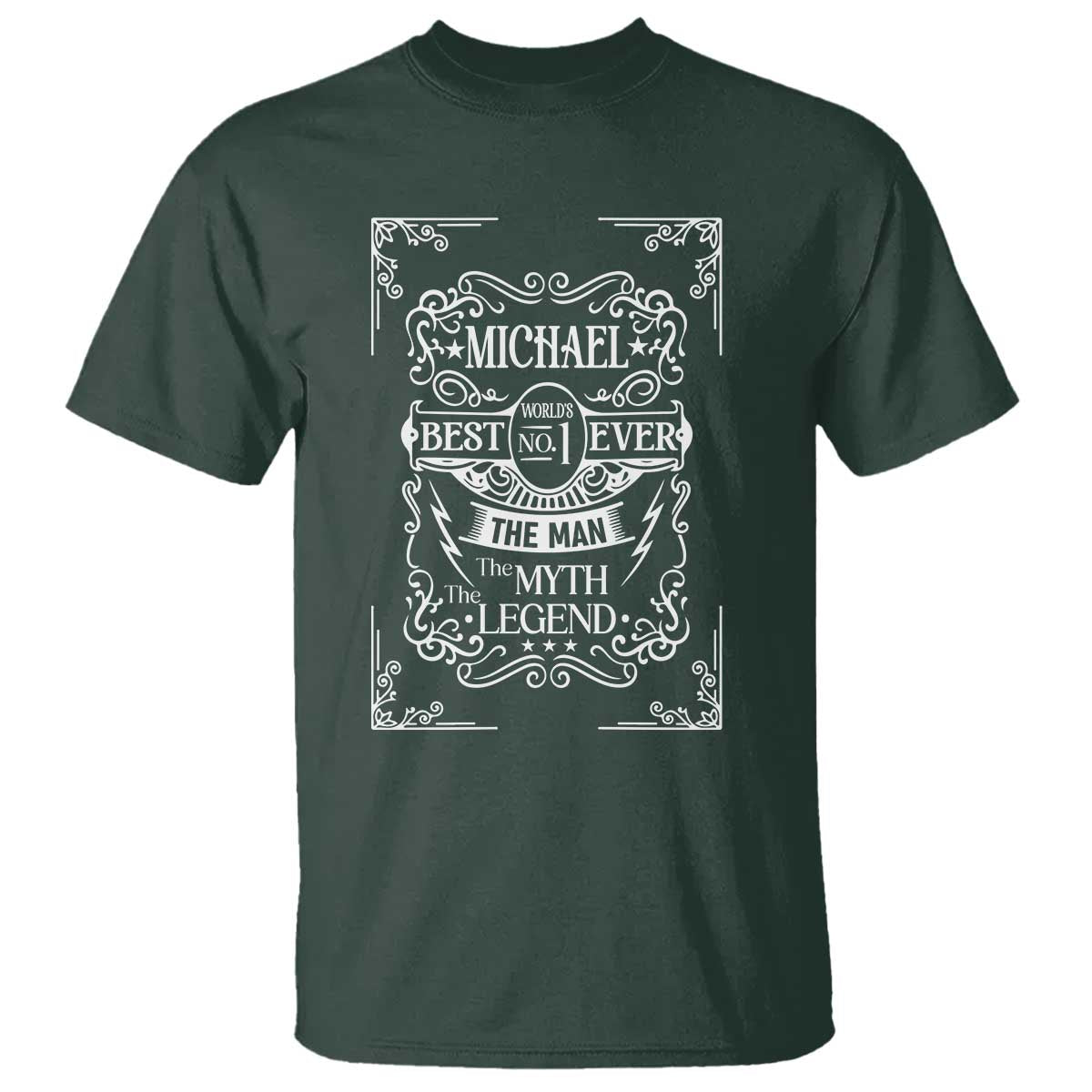 Michael The Man The Myth The Legend T Shirt Vintage Gift For Michael Name