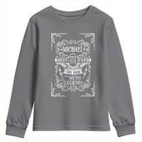 Michael The Man The Myth The Legend Youth Sweatshirt Vintage Gift For Michael Name