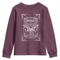 Michael The Man The Myth The Legend Youth Sweatshirt Vintage Gift For Michael Name