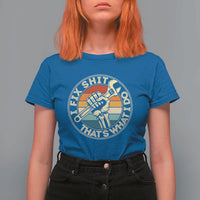 Vintage Skeleton Wrench Graphic T Shirt For Women I Fix Shit Thats What I Do