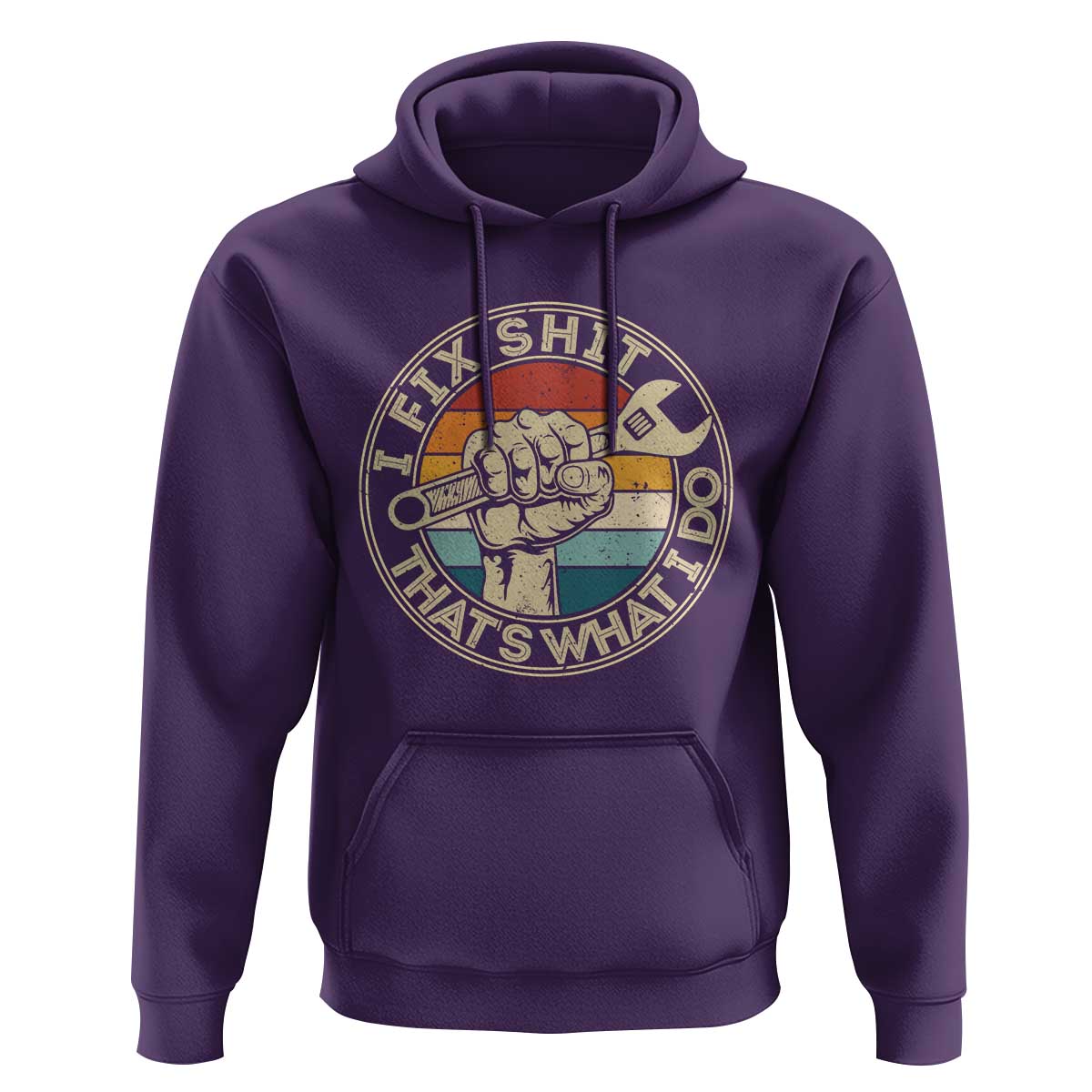 Auto Mechanic Dad Gift Hoodie Vintage I Fix Shit Thats What I Do