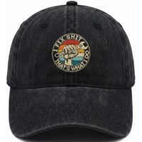 Auto Mechanic Dad Gift Washed Cotton Baseball Cap Vintage I Fix Shit Thats What I Do