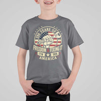 USA 250th Anniversary Patriotic Mechanic T Shirt For Kid Freedom And Fixing It