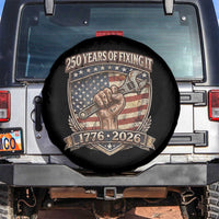 250 Years Of Fixing It Spare Tire Cover America 250th Anniversary Mechanic