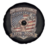 250 Years Of Fixing It Spare Tire Cover America 250th Anniversary Mechanic