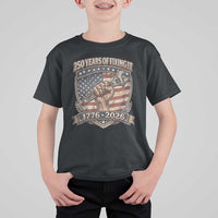 250 Years Of Fixing It T Shirt For Kid America 250th Anniversary Mechanic