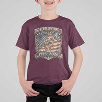 250 Years Of Fixing It T Shirt For Kid America 250th Anniversary Mechanic