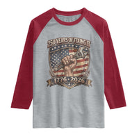 250 Years Of Fixing It Raglan Shirt America 250th Anniversary Mechanic