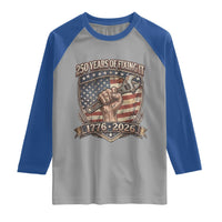 250 Years Of Fixing It Raglan Shirt America 250th Anniversary Mechanic